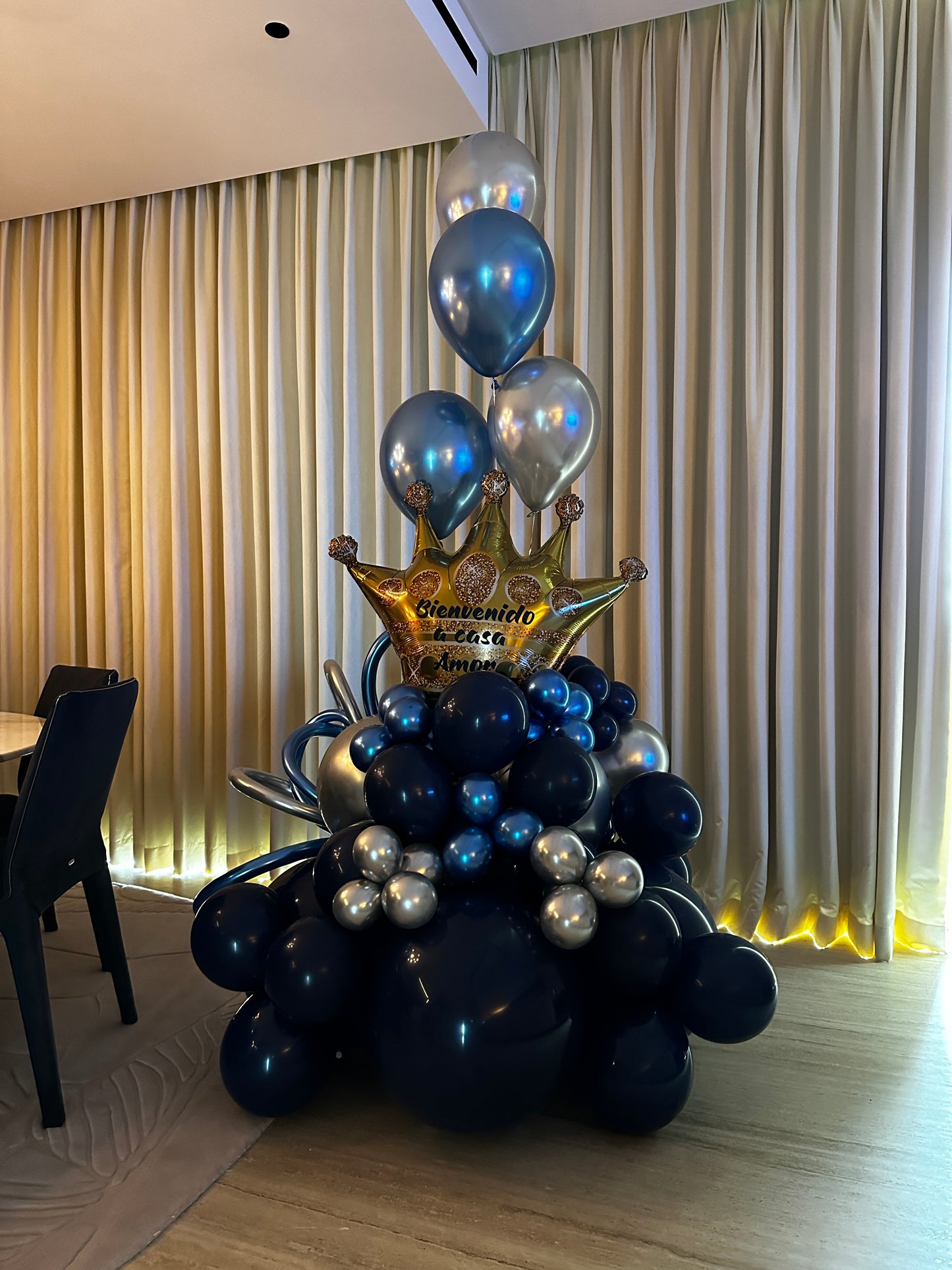 "Exclusive Blue" decor for special event