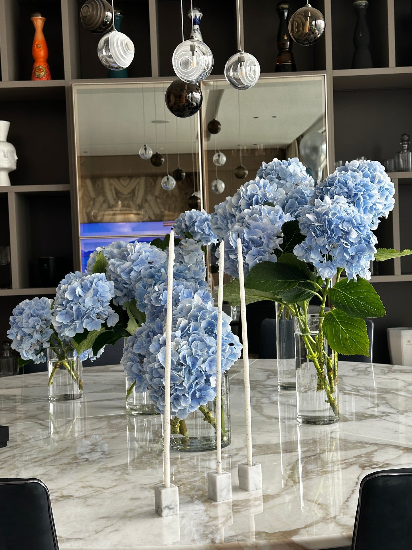 "Exclusive Blue" decor for special event